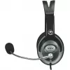 Manhattan Classic Stereo Over-Ear ausinės su mikrofonu (3,5 mm), reguliuojamas plieninis lankelis, 2,5 m laidas, 3 metų garantija
