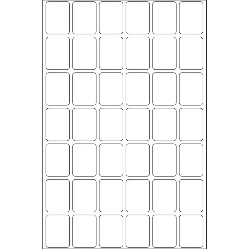 Universali etiketė HERMA 16x22 mm balta matinė popierinė rankiniam rašymui