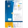 HERMA korekcinės/uždengimo etiketės A4 48,3x16,9 mm 1600 vnt.