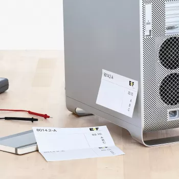 Lipnūs etikečių lapai HERMA 4664 A4 210x99 mm balta perforuota matinė 300 vnt.