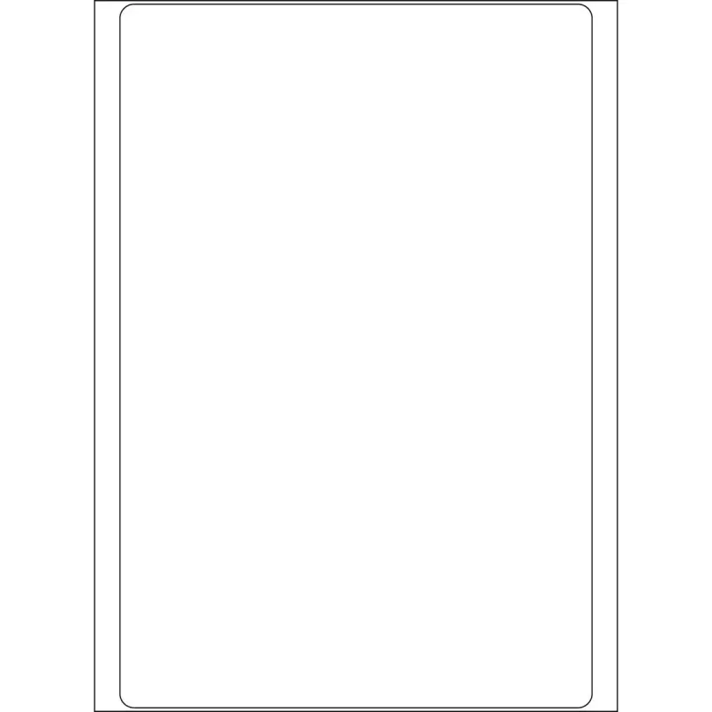 HERMA universalios etiketės 100x149 mm balto matinio popieriaus rankiniam rašymui 32 vnt.