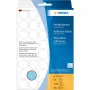 Universalių etikečių rinkinys HERMA 1280 vnt apvalios mėlynos 19 mm