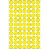 Įvairios paskirties etiketės HERMA 2464 vnt apvalios geltonos 13 mm