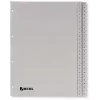 Rexel PP skirtukai, pilki, skaitiniai, A4, 1 vnt.