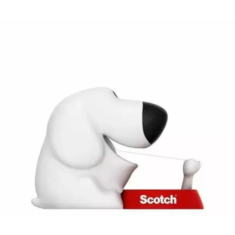 Juostų dozatorius 3M Scotch C31 juodas raudonas baltas Dog-810