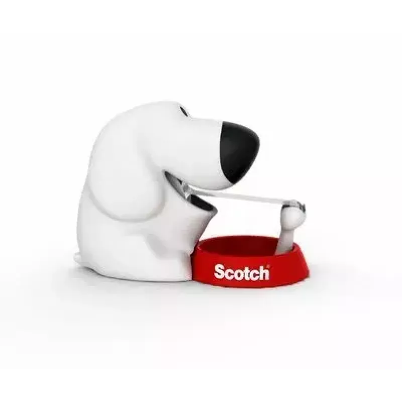 Juostų dozatorius 3M Scotch C31 juodas raudonas baltas Dog-810