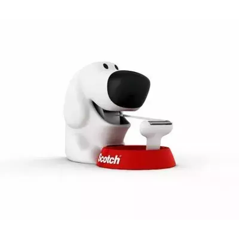 Juostų dozatorius 3M Scotch C31 juodas raudonas baltas Dog-810