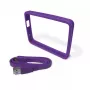 Western Digital Grip Pack Violet – rankena ir USB 3.0 laidas, skirtas My Passport Ultra (violetinis)