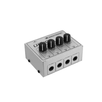Mikšeris Omnitronic LH-010 4 kanalai 20–20000 Hz sidabrinis