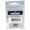 Intellinet Keystone Jack, Cat6, UTP, Punch-down, Geltona, Plokščia, RJ-45, Moteriška, 22/26 AWG, Cat6