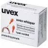 Apsauginės klausos ausinės (įdedami į ausį) Uvex 2111201 su virvute, SNR 23 dB, 50 porų dėžutėje