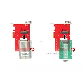 Vidinis U.2 adapteris DeLOCK 89469