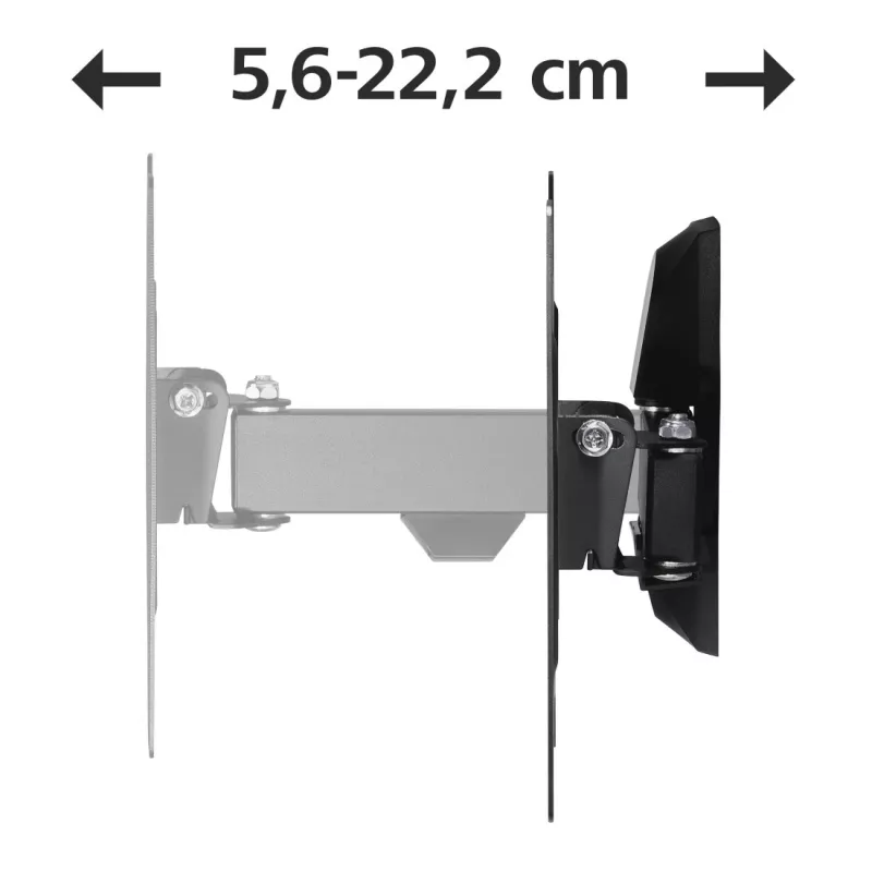 Hama 00118100 TV laikiklis ant sienos 121,9 cm (48 col.) juodas