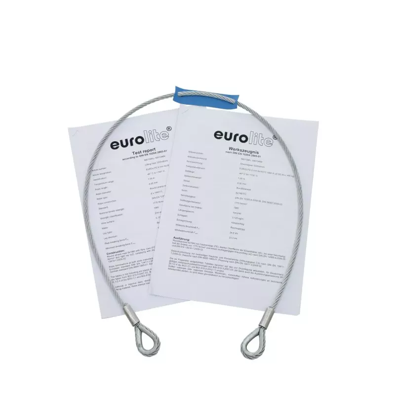 Saugos lynas Eurolite 58010369 1m cinkuotas plienas 400kg 6mm