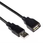 USB 2.0 A kištukas - A lizdas juodas 3.00 m ACT SB0036