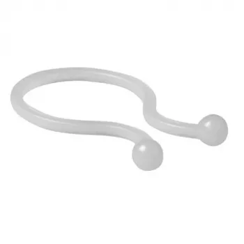 ACT Twist kabelio raištis skaidrus 22 mm, Nailonas, 100 vnt.