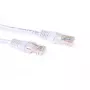 ACT White 7 metrų U/UTP CAT6A jungiamasis laidas su RJ45 jungtimis