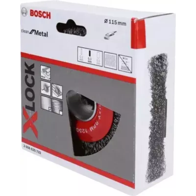 Bosch 2 608 620 732 vielinis šepetys kampiniam šlifuokliui
