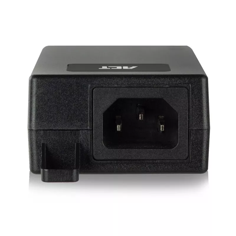 ACT Gigabit PoE+ (30W) Injektorius, Gigabit Ethernet, 10/100/1000 Mbit/s, IEEE 802.3, IEEE 802.3ab, IEEE 802.3af, IEEE 802.3at, IEEE 802.3u, Juoda, 30 V, 100-240 V