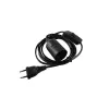 Maitinimo laidas Eurolite 51100666 Juodas 1,7 m H05VV-F 230 V