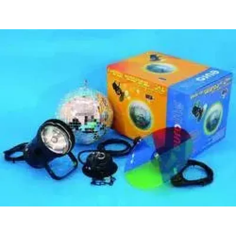 Veidrodinio rutulio rinkinys 20 cm Eurolite Multicolour 30 W 230 V