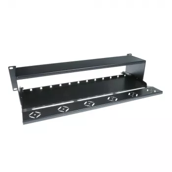 ACT Fiber panel High Density 2HE FA2056 – 2U metalinis rėminis skydas 12 MTP®-MPO kasečių / keystone adapterių plokštėms