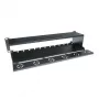 ACT Fiber panel High Density 2HE FA2056 – 2U metalinis rėminis skydas 12 MTP®-MPO kasečių / keystone adapterių plokštėms