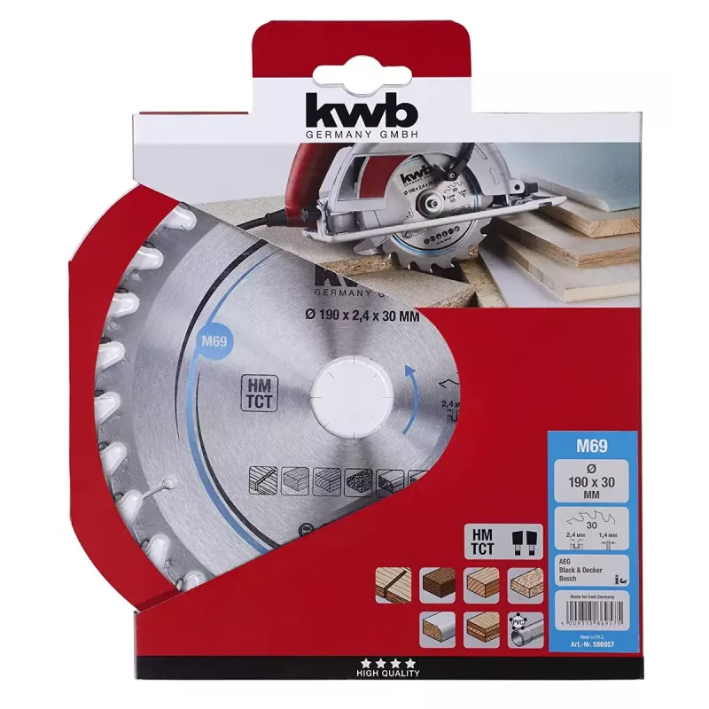 Pjūklo diskas metalui KWB 586957 1 vnt. 351 g