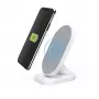 Hama QI-FC10S-Fab belaidė įkrovimo stotelė Smartphone White USB greitasis įkrovimas