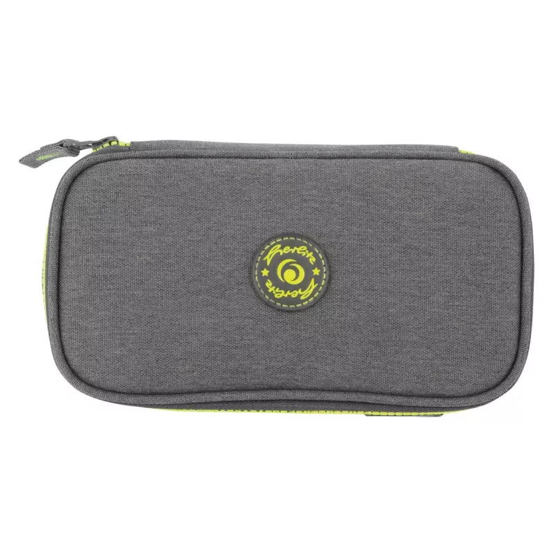 Pieštukinė Herlitz beatBox ABC poliesteris pilka geltona 225x120x70 mm