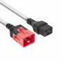 ACT Powercord C19 IEC Lock - C20 IEC Lock Dual Locking balta 3 m, PC3643