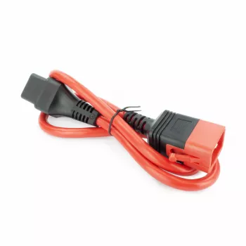 ACT maitinimo kabelis C19 IEC Lock - C20 IEC Lock Dual Locking raudonas 3 m, PC3641