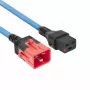 ACT Powercord C19 IEC Lock C20 IEC Lock Dual Locking mėlynas 3 m 250 V 16 A