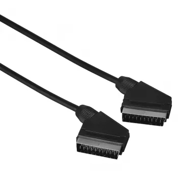 Hama 00205081 SCART kabelis 1,5 m SCART (21 kaištis) Juoda
