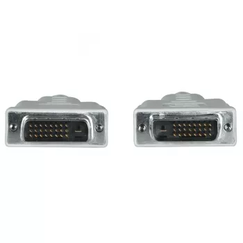 Hama 00200931 DVI laidas 1,5 m DVI-D pilkas
