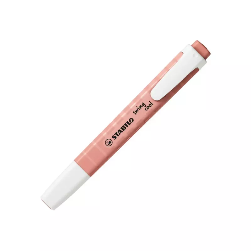 STABILO Highlighter swing cool NatureCOLORS rinkinys 4 vnt. smėlio, žalios, rožinės spalvos
