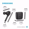 HP Wireless Earbuds G2, belaidžiai ausinukai, juodi