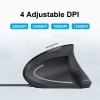 Equip 245118 vertikali ergonominė pelė dešinei rankai, USB-A, optinė, 3200 DPI