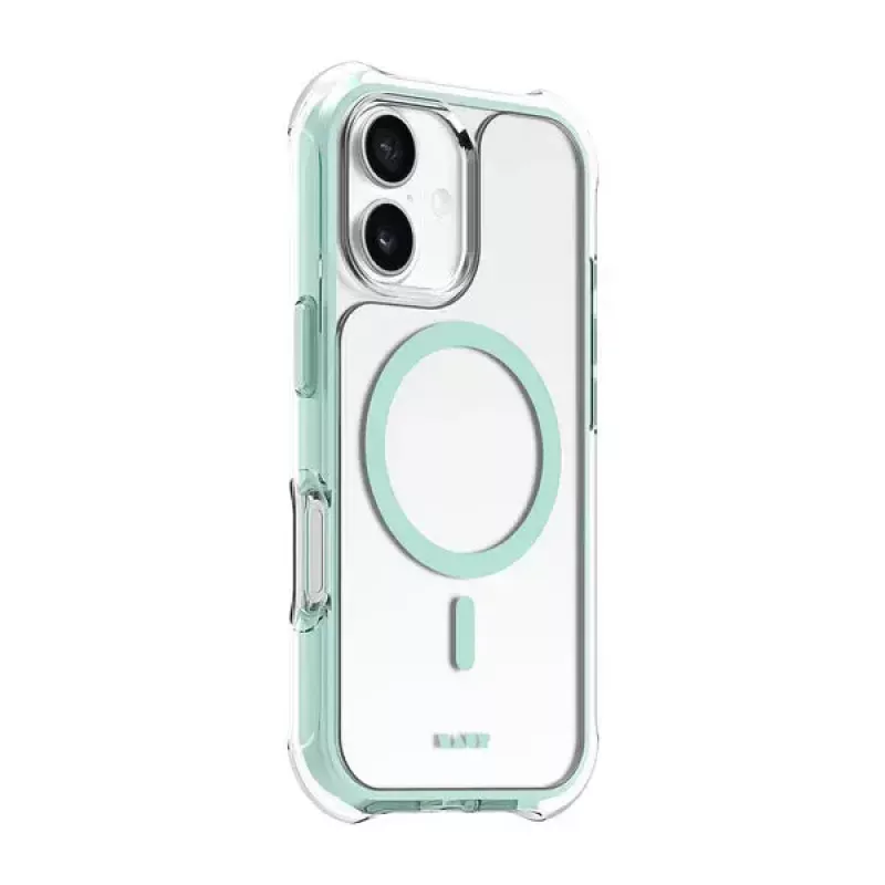LAUT AERO PROTECT dėklas iPhone 17 Mėtų permatomas