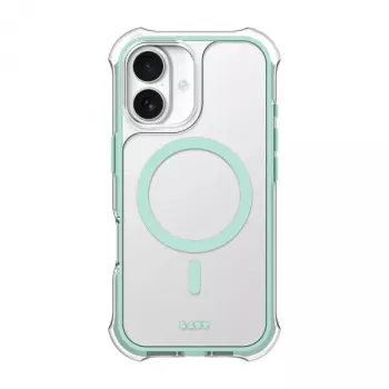 LAUT AERO PROTECT dėklas iPhone 17 Mėtų permatomas