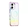 LAUT Aero Holo dėklas iPhone 17, MagSafe suderinamas, polikarbonatas/TPU, Holo Pearl