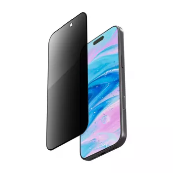 LAUT PRIME PRIVACY apsauginis stiklas Apple iPhone 17, nuo dulkių, smūgių, įbrėžimų