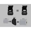 Terminis kvitų spausdintuvas EQUIP 58/80mm su automatiniu pjovikliu, USB/Ethernet/Serial, stalčiui, 203x203 DPI