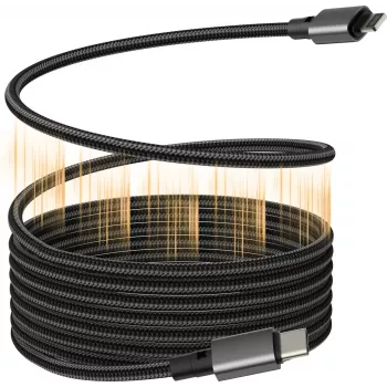 VISION Lightning į USB‑C laidas TC 1MLTGMAG/BL — 1 m, 27 W, 5 A, juodas