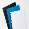 GBC Įrišimo viršelis A5 Leather Grain 250gsm, baltas, 100 vnt.