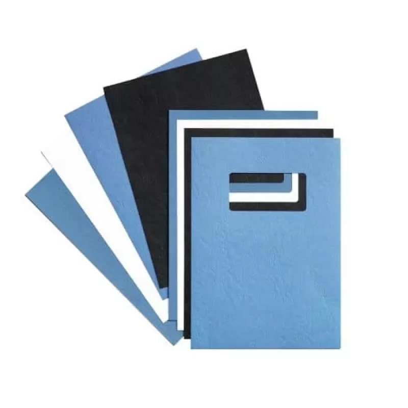 GBC Įrišimo viršeliai LeatherGrain A4 250 g/m², A4, kartonas, mėlyna, 250 g/m², 210 mm, 297 mm