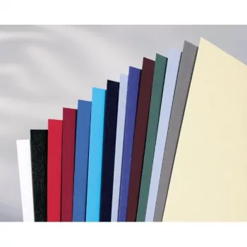 GBC LeatherGrain įrišimo viršeliai 250gsm A4 tamsiai žali (100 vnt.)