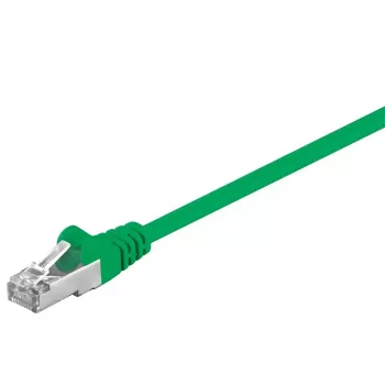 Tinklo kabelis Goobay 95536 1.5m Cat5e F/UTP Žalias