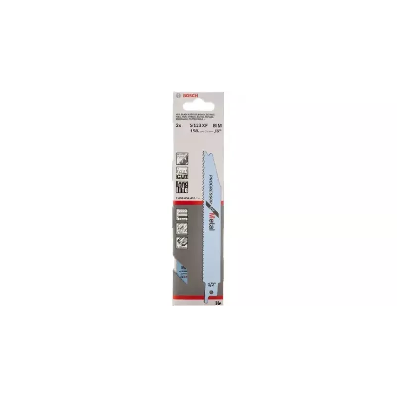 Bosch S 123 XF Progressor pjūklo geležtė metalui