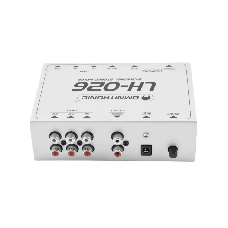 Maišytuvas Omnitronic 10355026 3 kanalų 20–20000 Hz Baltas